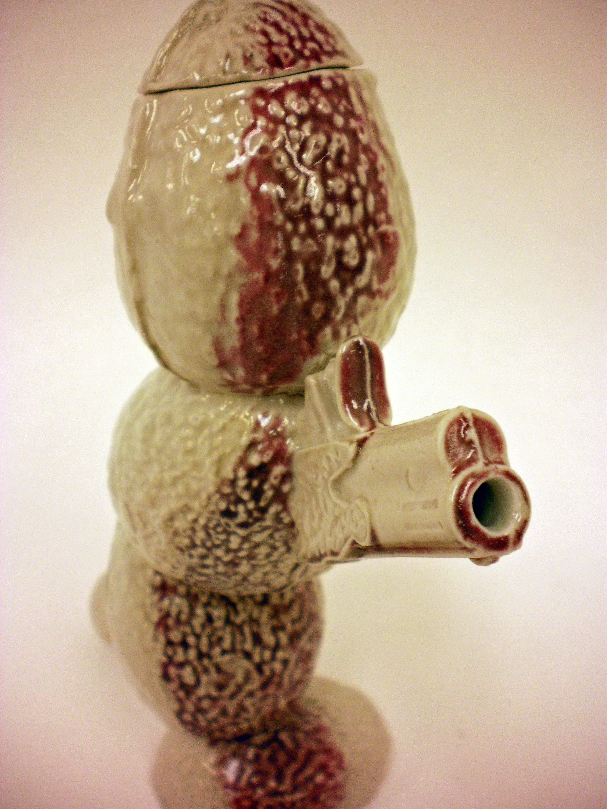 Tijuana Tea-pot, 2010 11" x 4" x 6" Cone 10 Porcelain