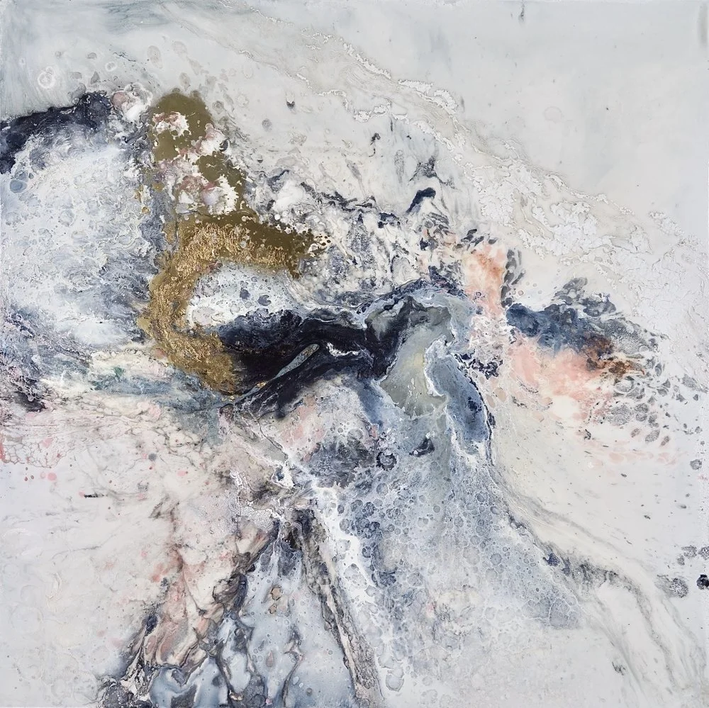 MOONLIGHT AND SLATE (36x36)