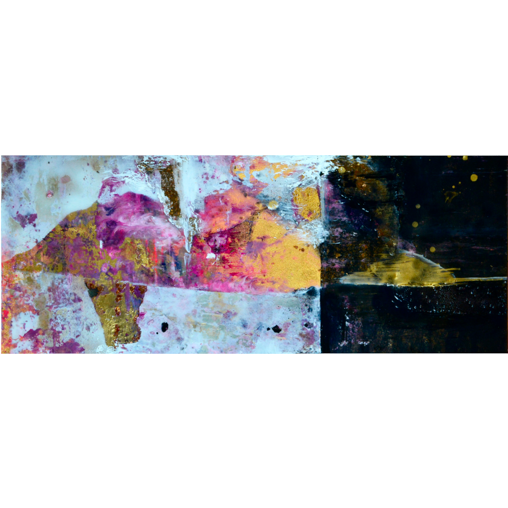 TINY WOMAN FULL OF MAGIC, NOW I AM ON FIRE (16X40)