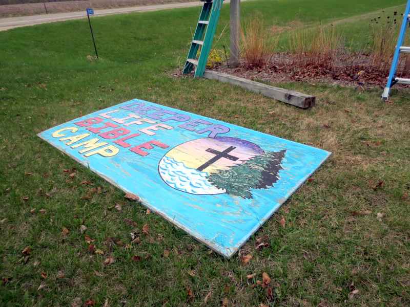 ​Bye, bye old sign.