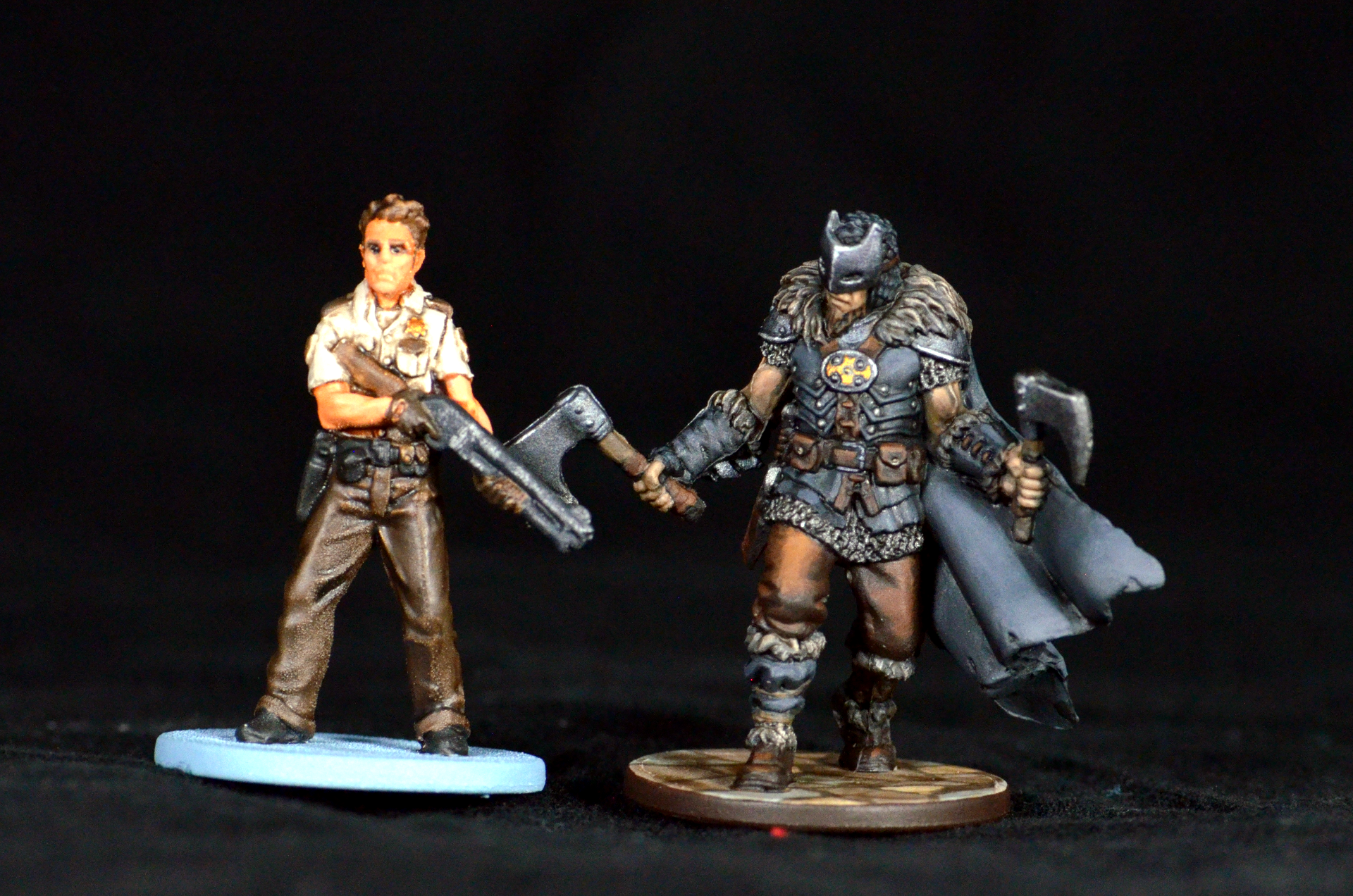 Phil from Zombicide and Scowl from Zombicide: Black Plague Kickstarter