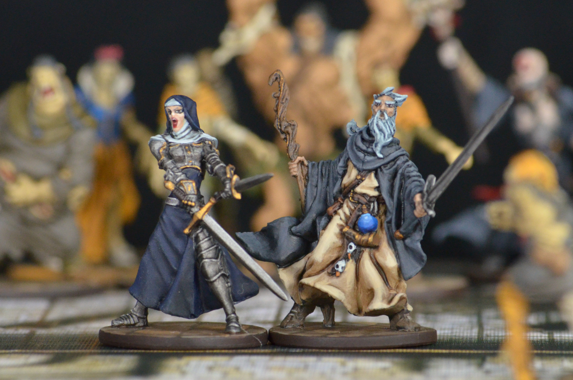Ann and Baldric from Zombicide: Black Plague