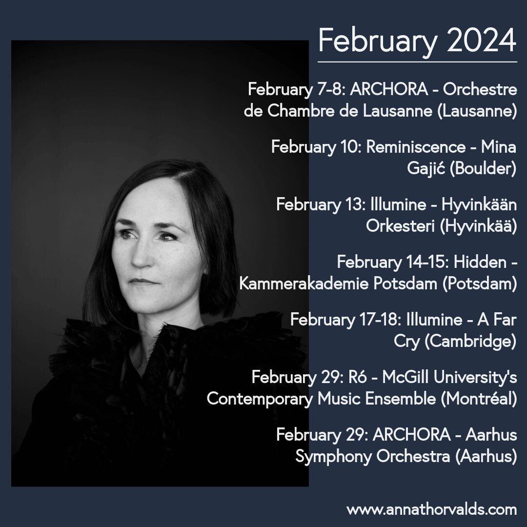 Here are the February performances that we know of for 2024 🌸