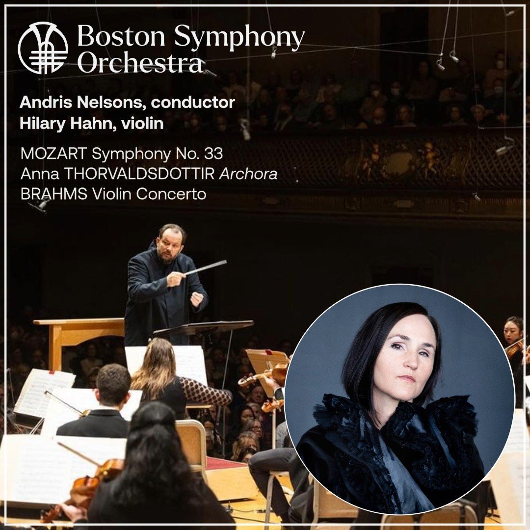 ARCHORA is in Boston this Thursday-Saturday, April 18-20, with the @bostonsymphony and @andrisnelsons. I am in Venice this week, but will be there in spirit! Also on the program, Mozart&rsquo;s Symphony No. 33 and Brahms&rsquo;s Violin Concerto with 