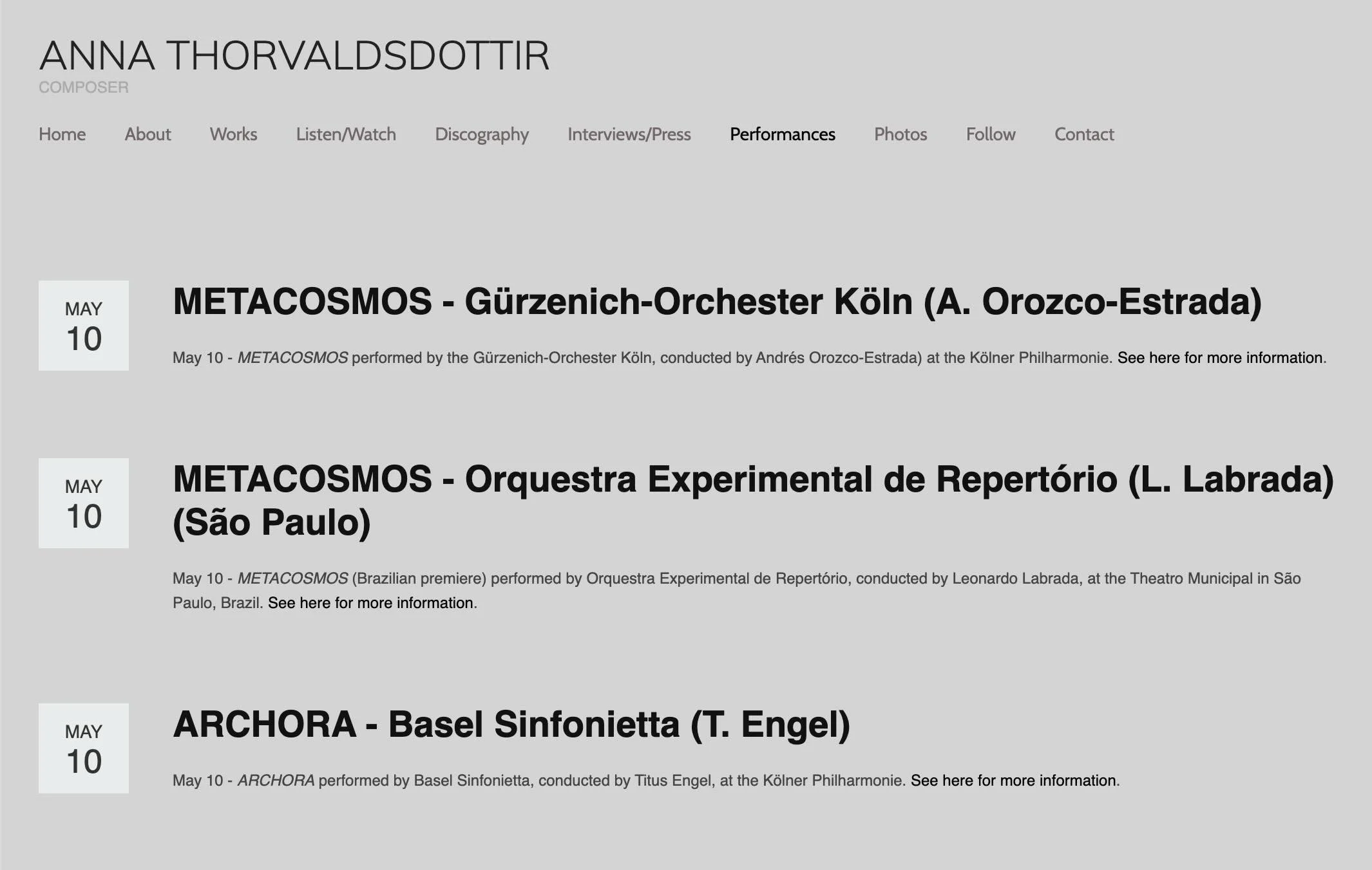 Quite a week! CATAMORPHOSIS in London and Turku, ARCHORA in K&ouml;ln, and METACOSMOS in London, K&ouml;ln, and S&atilde;o Paulo 🌸 further info on the website performance calendar - link in bio

⁃ with @rohorchestra , @koen_kessels , @turkuphilharmo