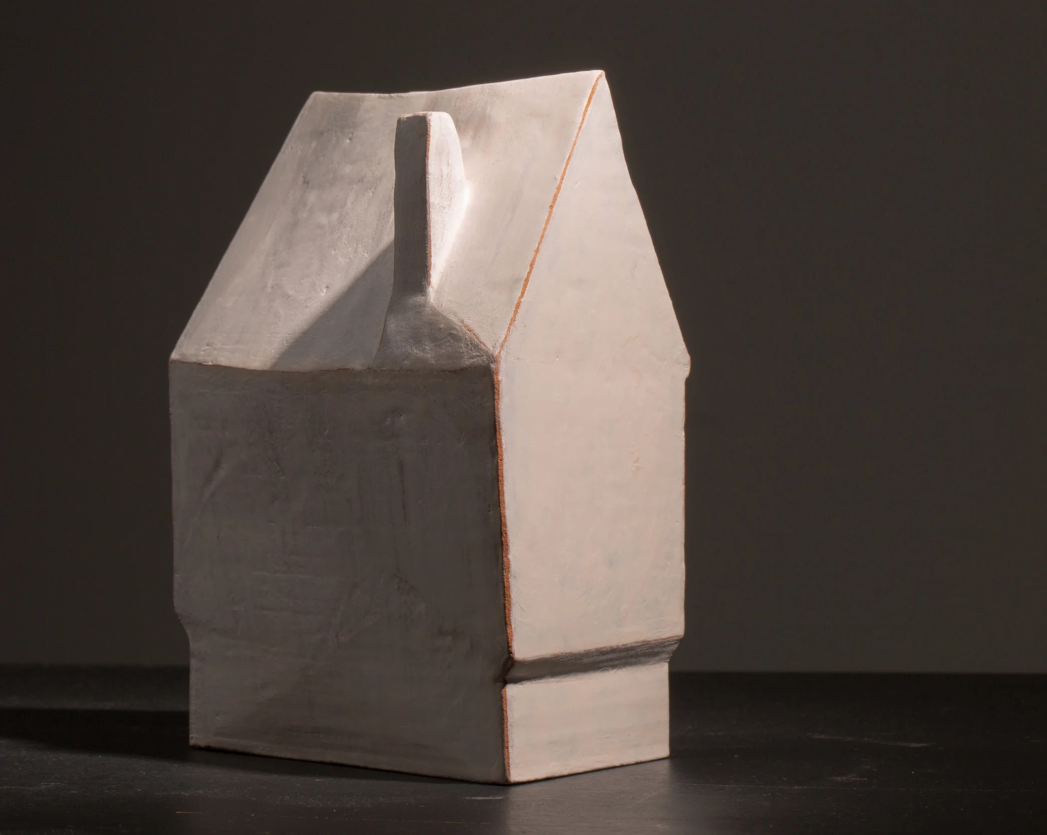 Haus, Terracotta, 2018, 4.5 x 3 x 4.5in, 11.5 x 8 x 14cm