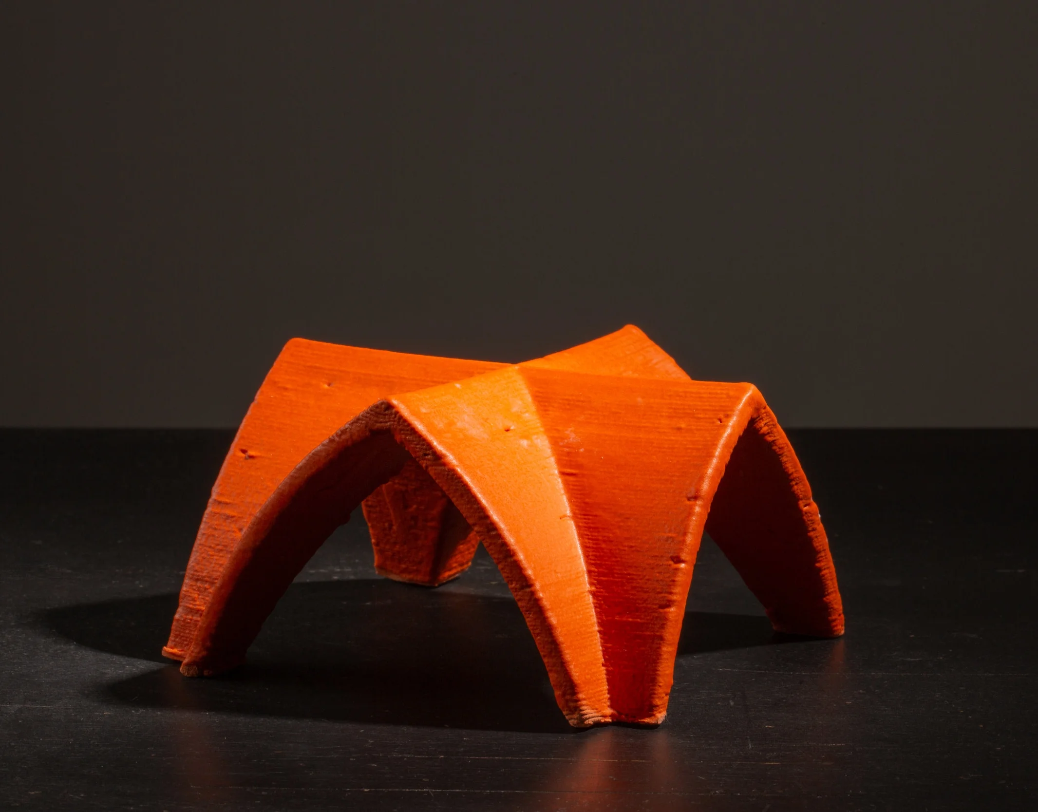 Gothic Groin, 2018, Ceramic, 4 x 4 x 2.5in, 10 x 10 x 5.5cm