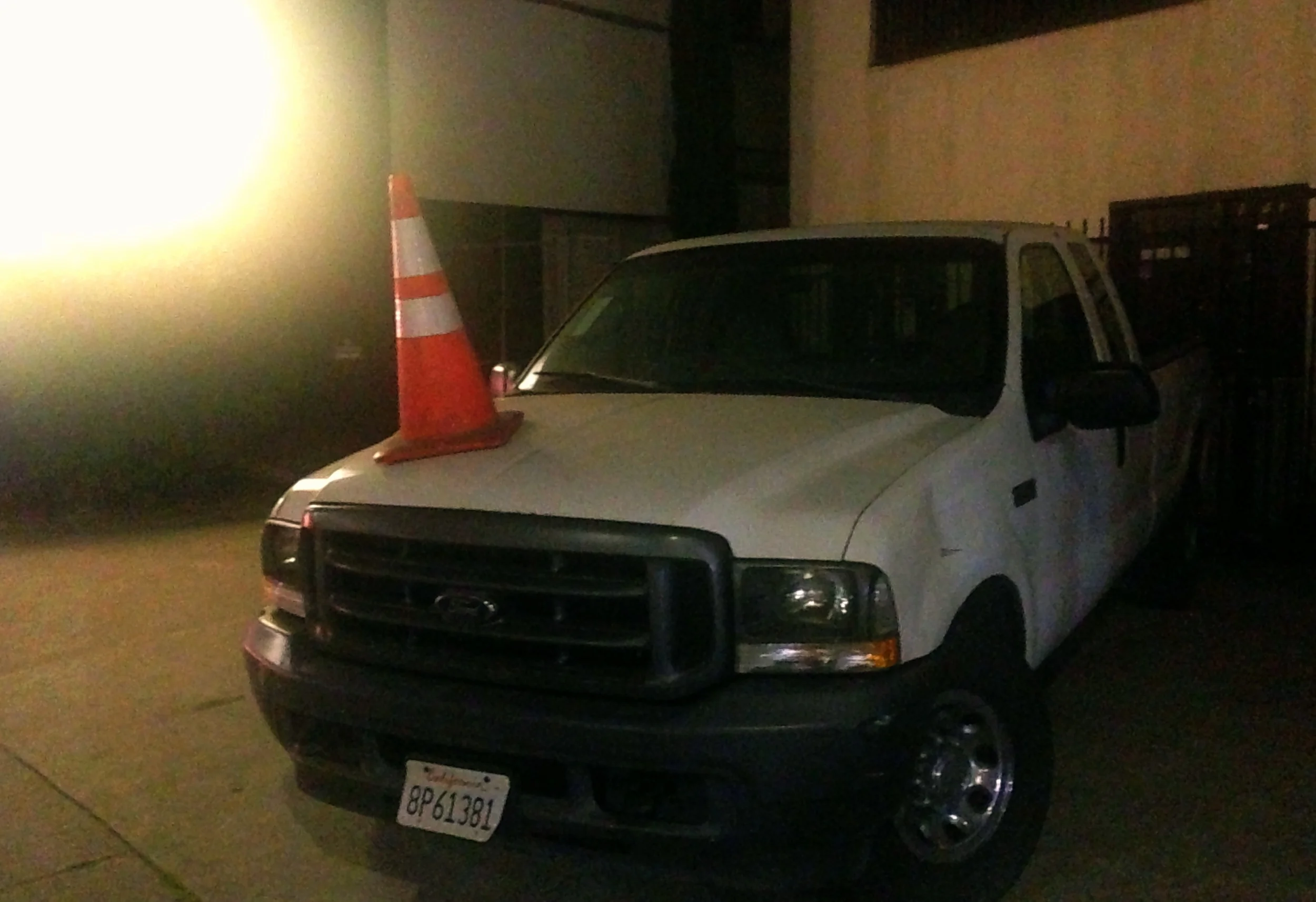 This truck is protected by CONE.
