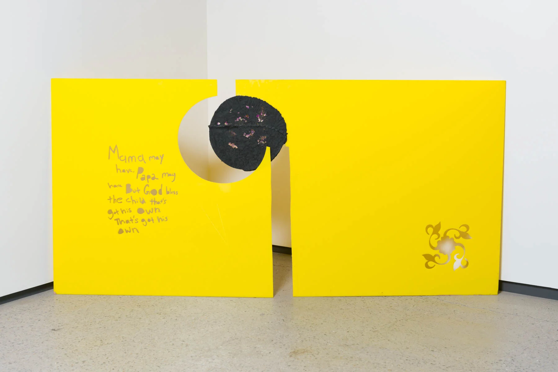 Installation Shot from A pool is water @ Galerie Division