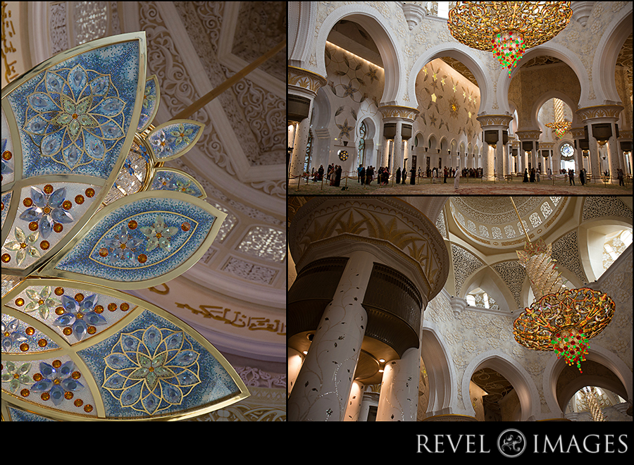 Interiors of the mosque