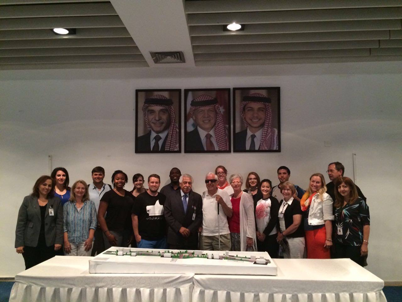 Our group meeting with the Mayor of Amman