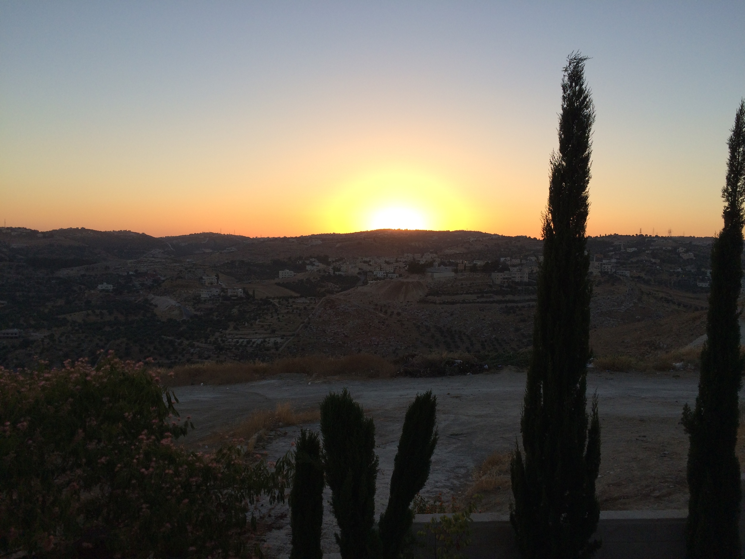 Sunset from her balcony