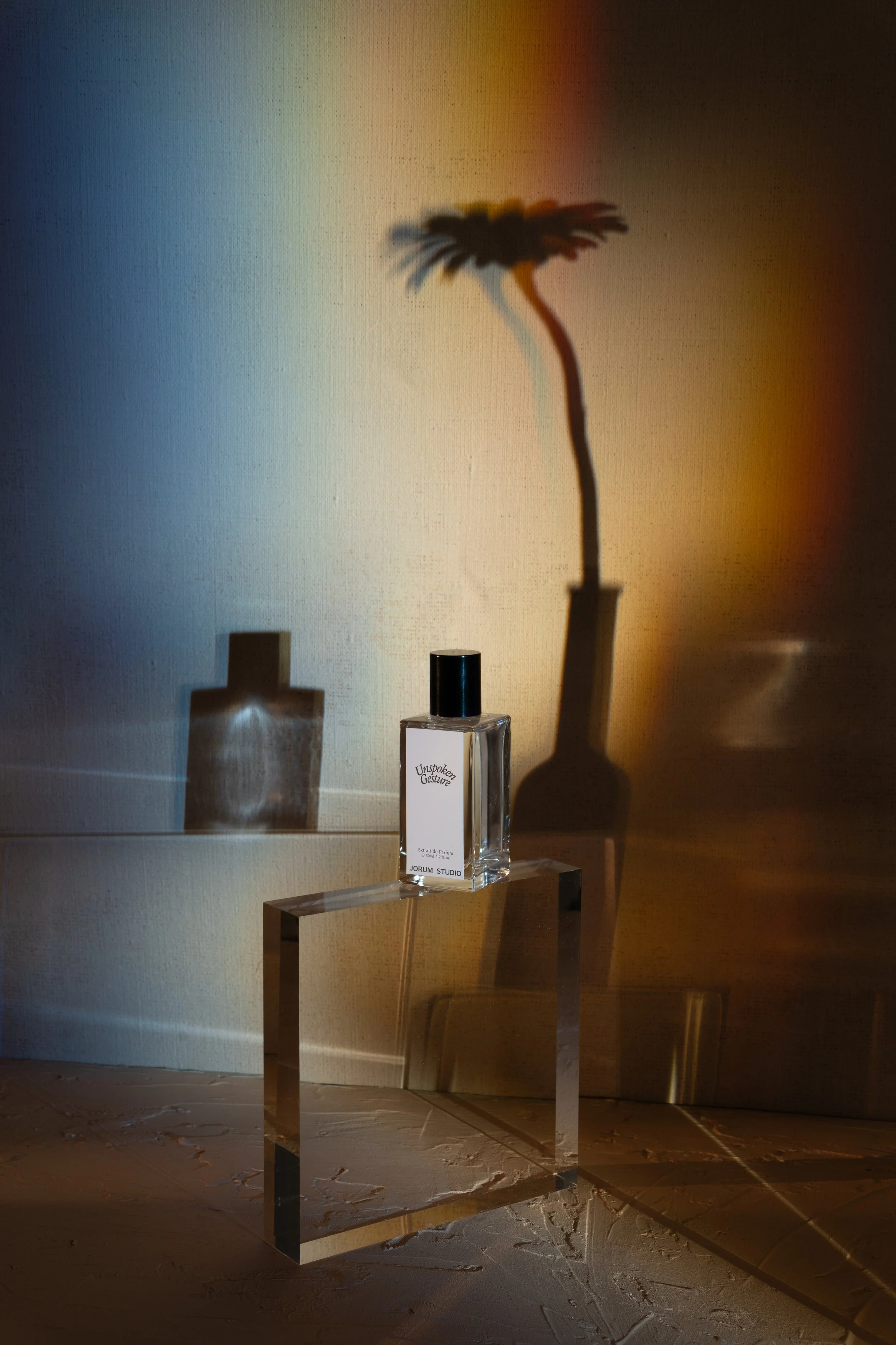 Creative studio shoot: the latest perfume release for Jorum Studio - Unspoken Gesture