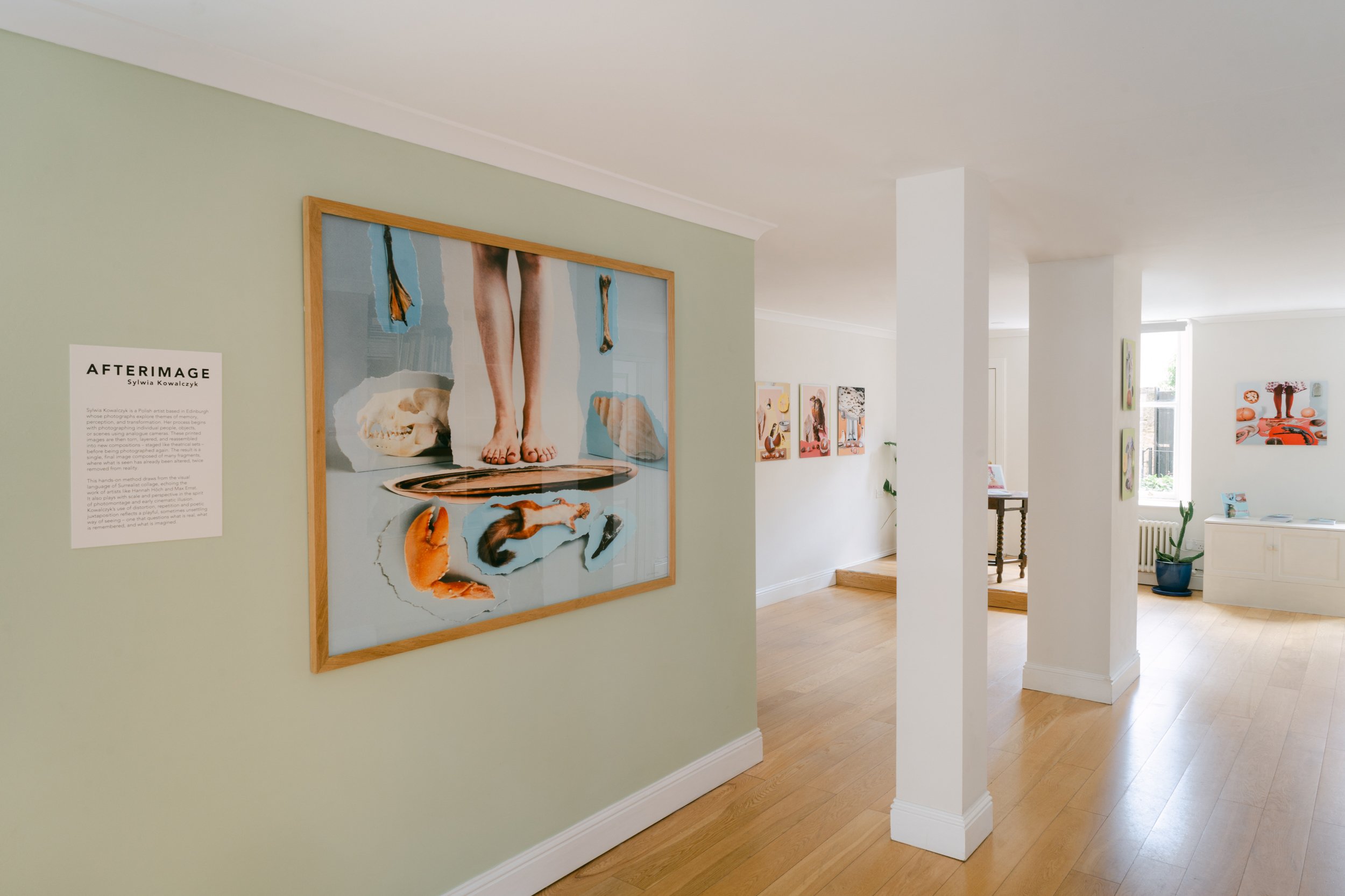 Sylwia's Afterimage exhibition (Edinburgh Festival)