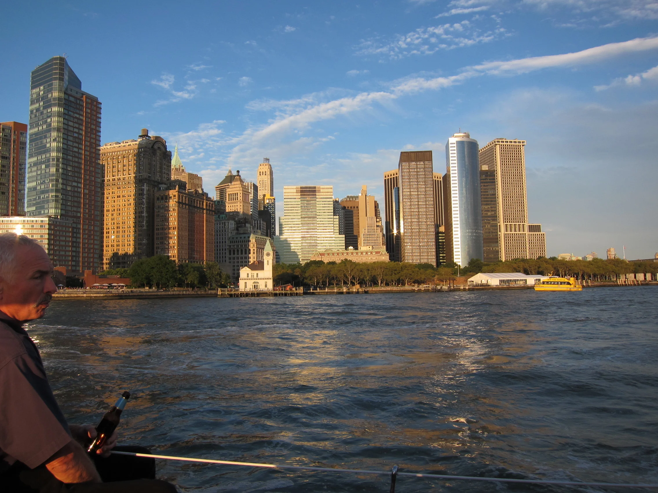 Lower Manhatten from Schooner