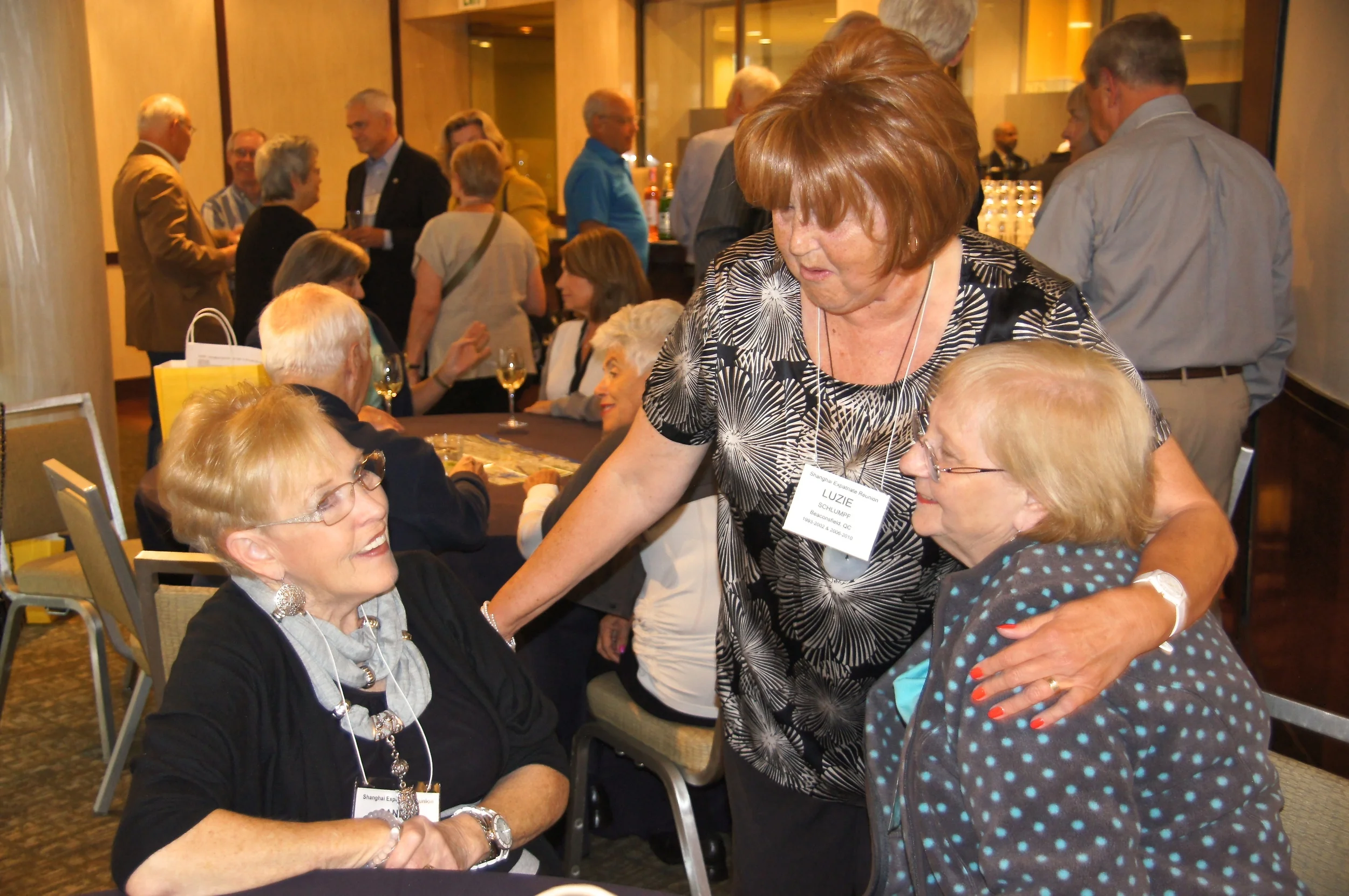 Catching up with friends