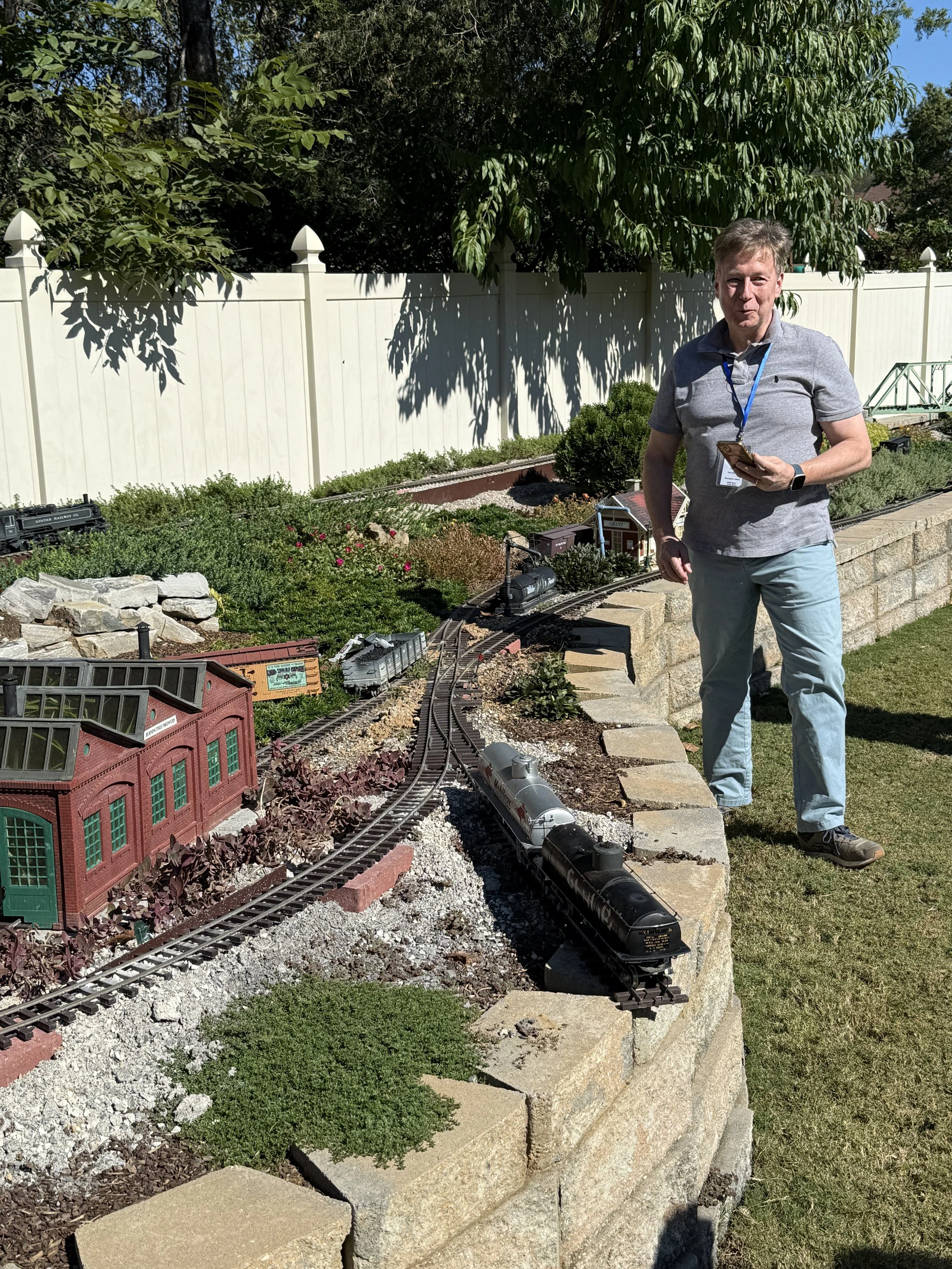 Huntsville 10 16 Mark Browns Garden Train by Margo Wikman 5.JPG