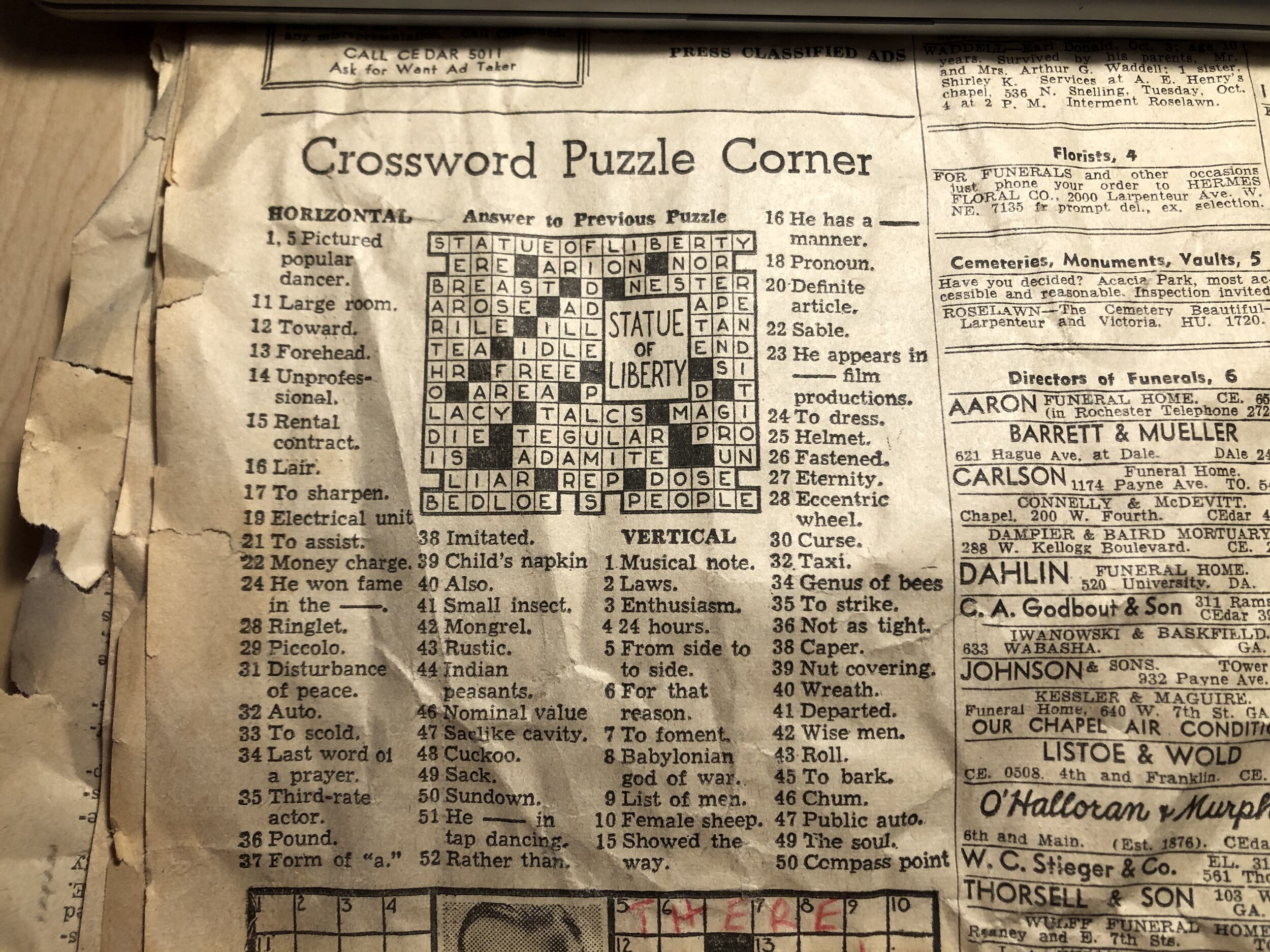 piccolo kin crossword