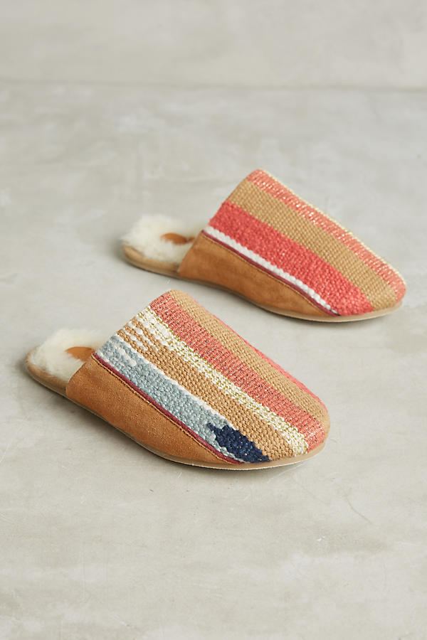 these simple, stylish slippers. $78 from anthropologie