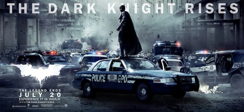 A major theme in the Dark Knight trilogy is the rise of Gothamites from an apathetic population to one that takes responsibility for its city. 