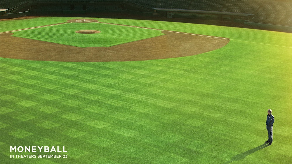 Moneyball is a movie about how data is a part of sports.
