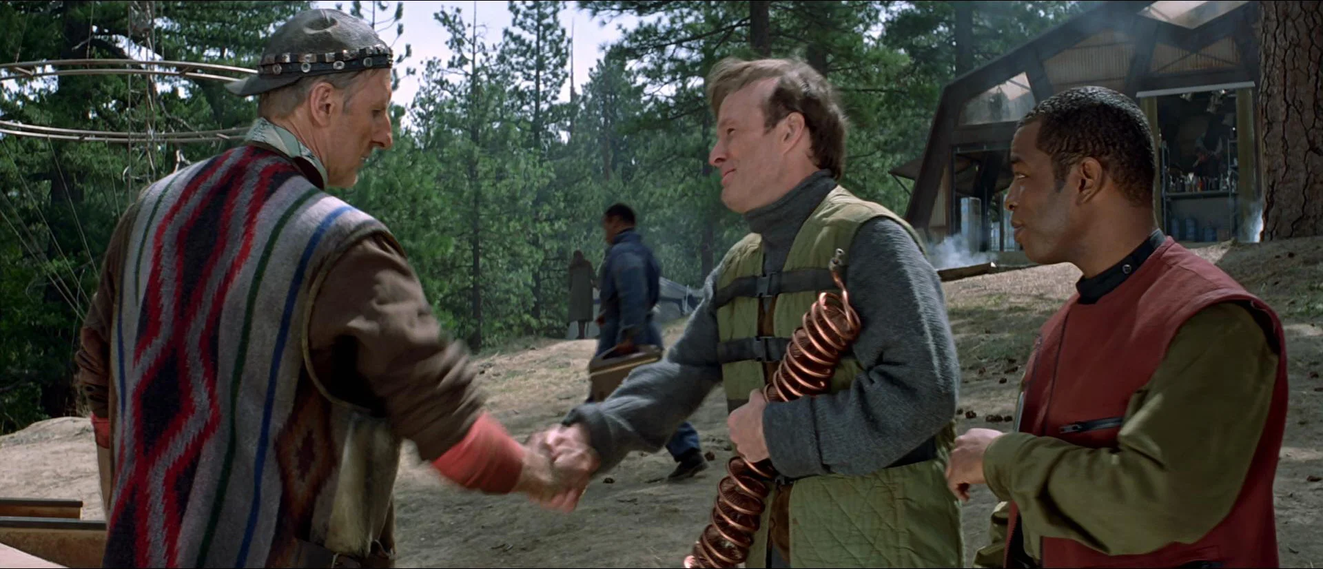 Working on large goals, like preparing for the first warp flight, helps people overcome their differences.
