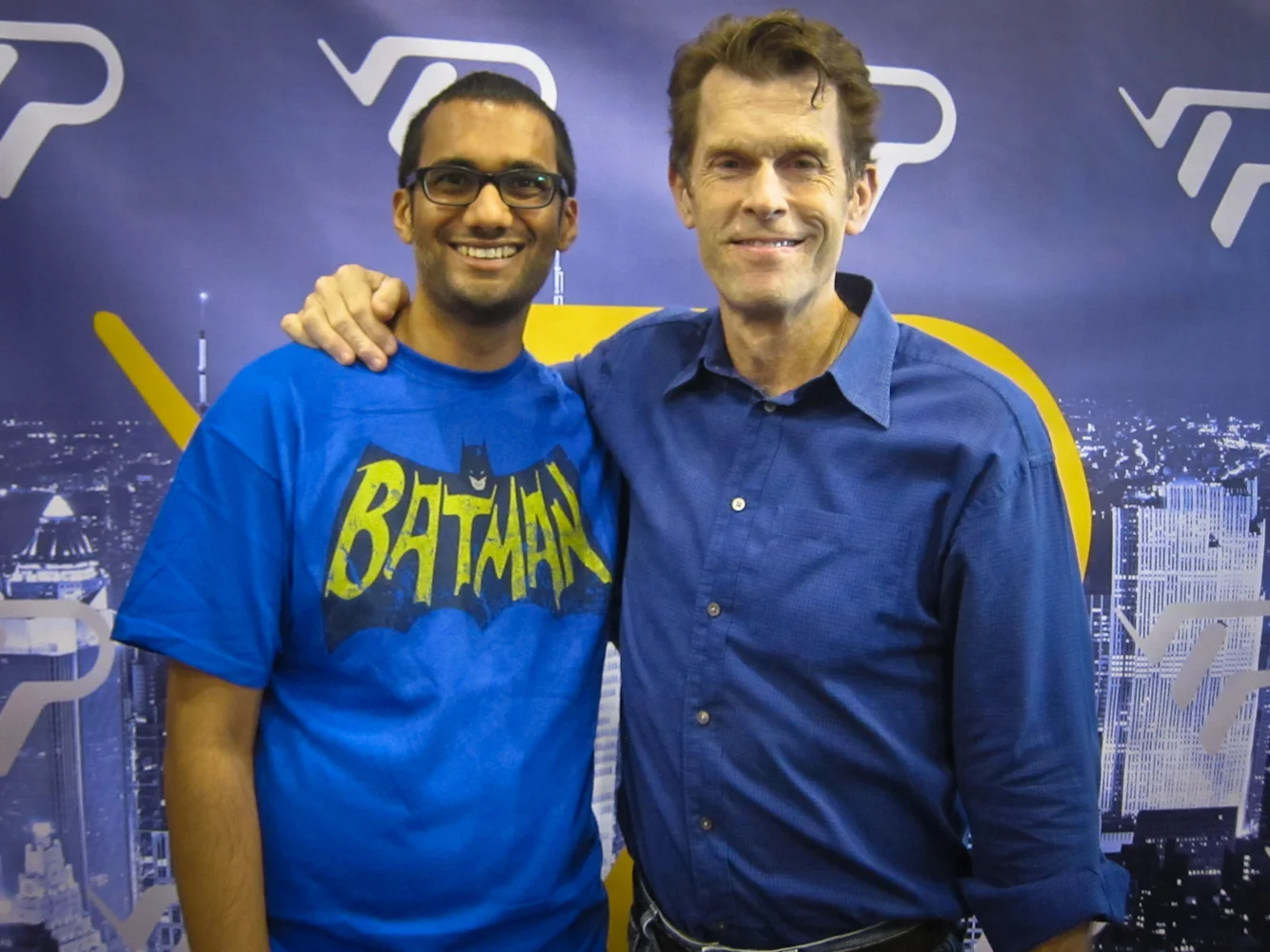 Me and my favorite Bruce Wayne - Kevin Conroy from Batman: The Animated Series & Arkham City.
