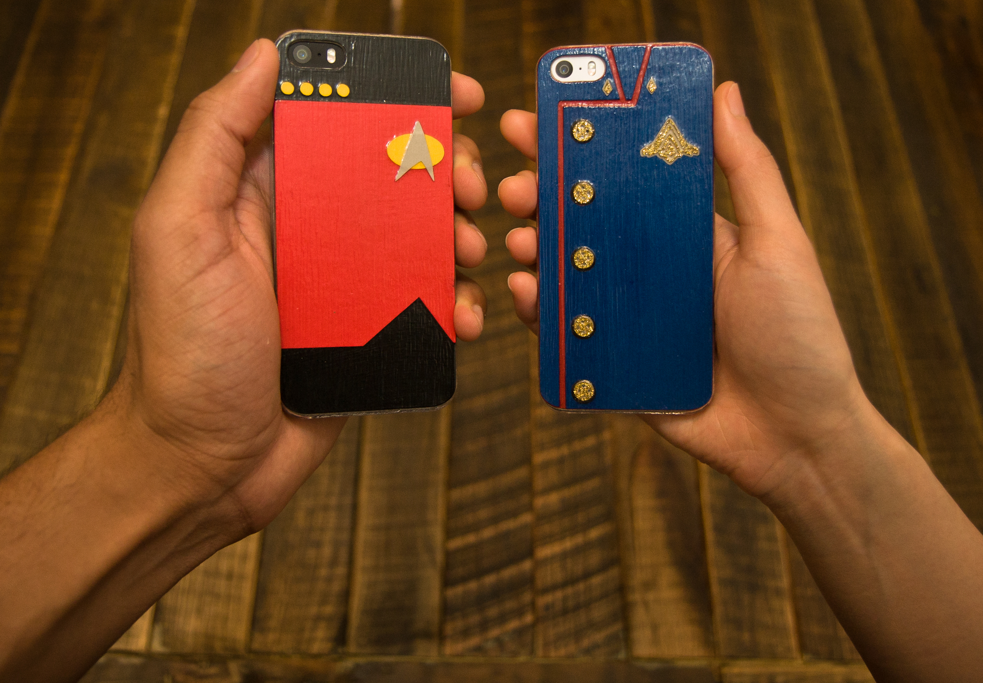 Our his and hers scifi iPhone cases.