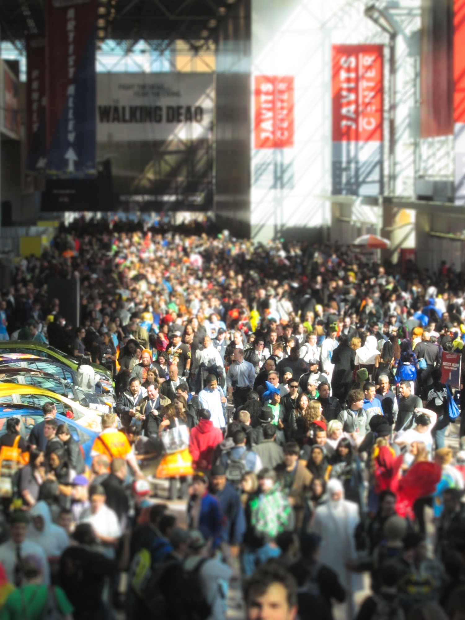 It's easy to feel lost in a crowd at comic-cons. New York Comic Con 2012.