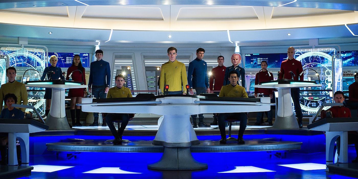 Star Trek Beyond bridge crew.