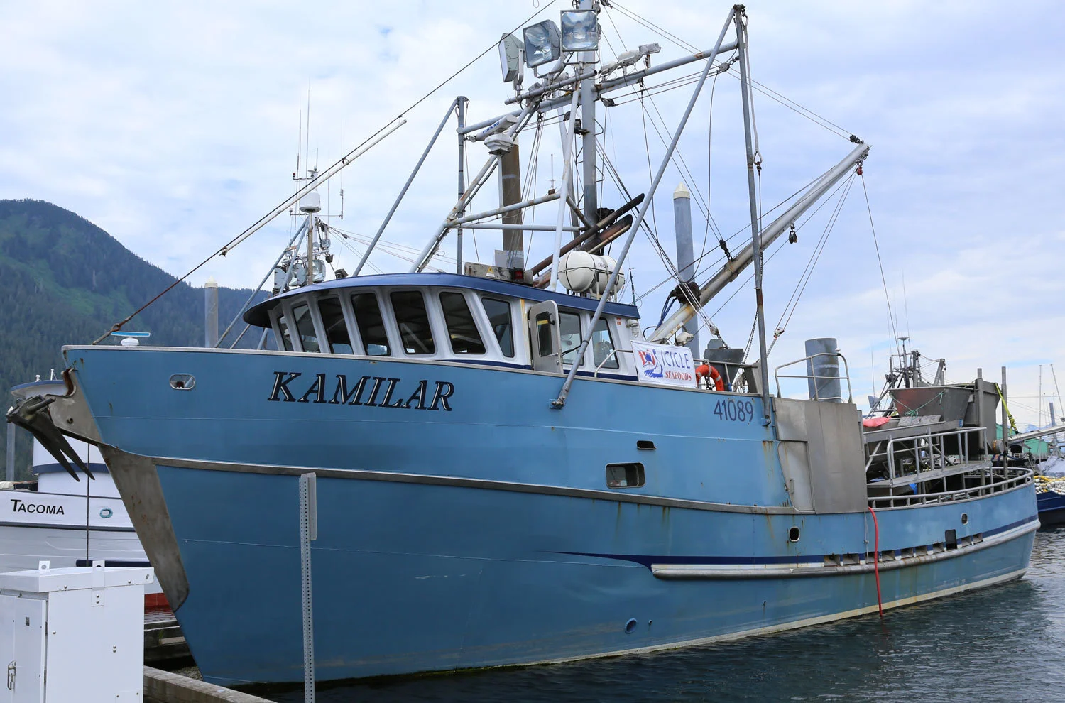 Kamilar fishing boat longliner tender Southeast Alaska