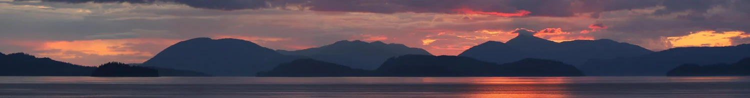 Sunset Wrangell Southeast Alaska beautiful