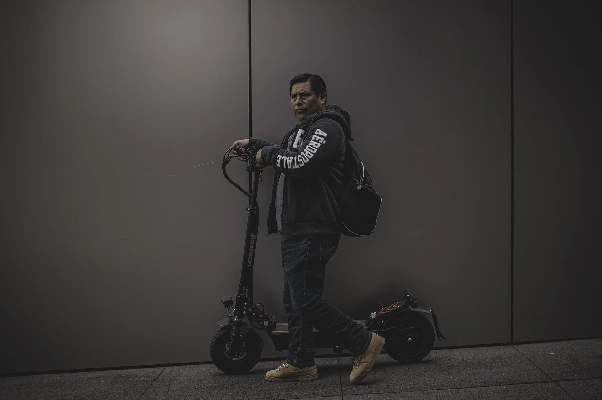 Guy on Scooter Frown Apple Wall L1001606-Edit.jpg