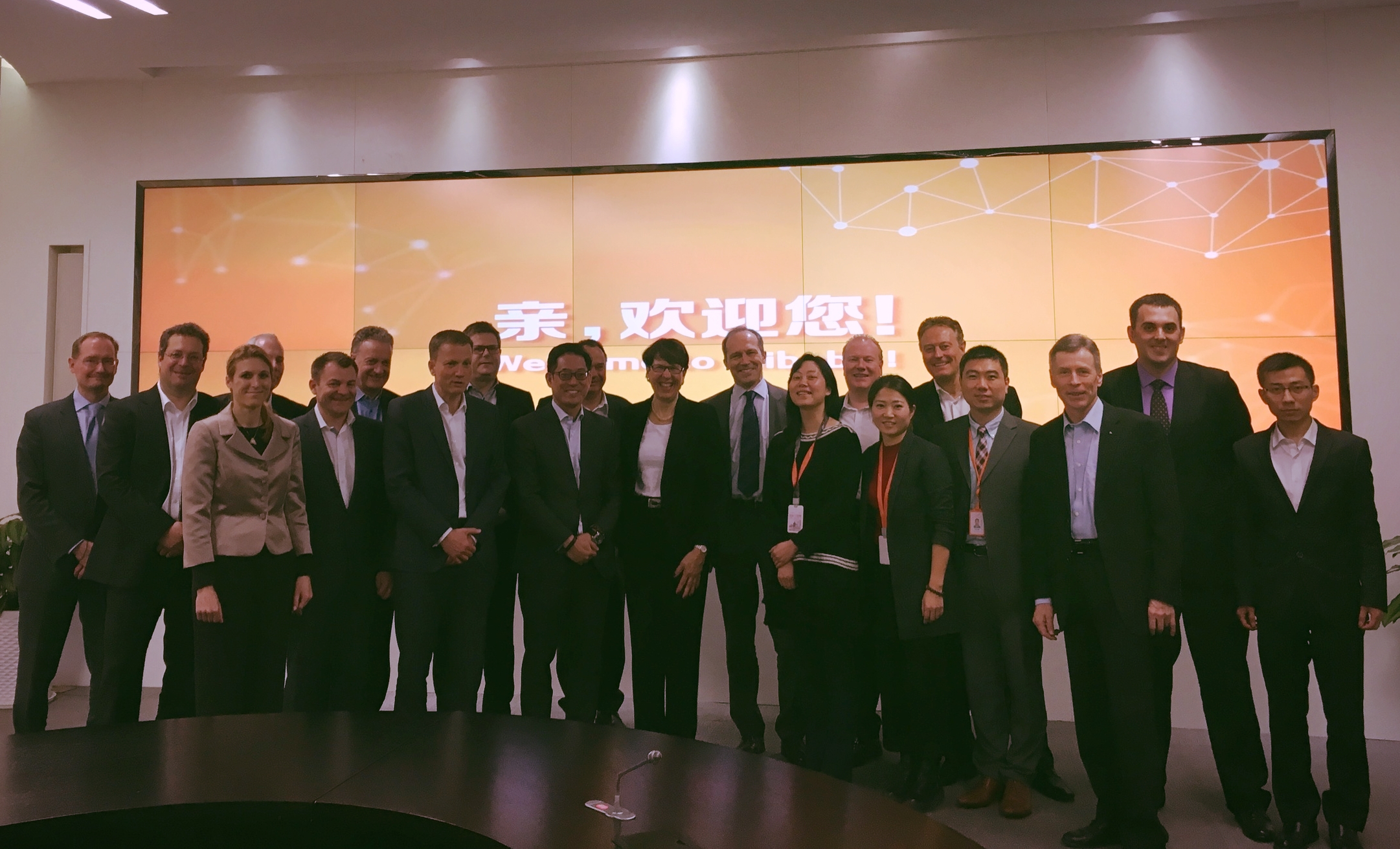 Group pic with Alibaba