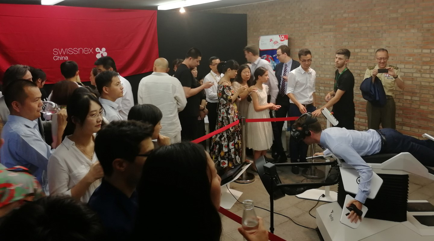 At one point the queue for Birdly® was approx. 8 hours, so popular was the attraction.