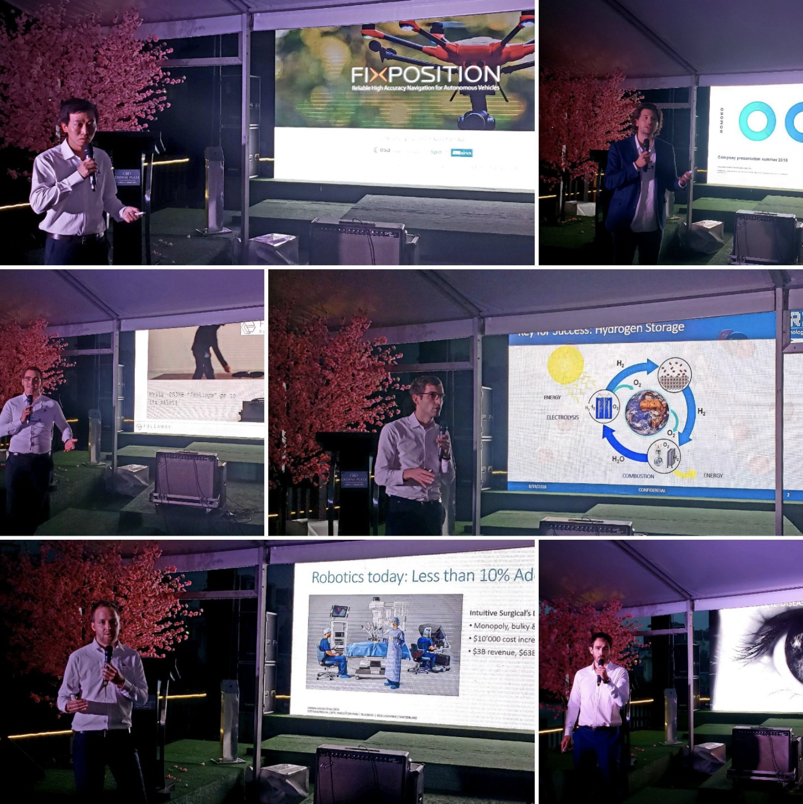 The last pitches of the program, in Tianjin