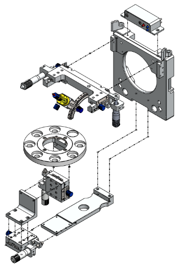 key components of the mass spectrometry iron source 质谱仪器离子源关键部件示意图