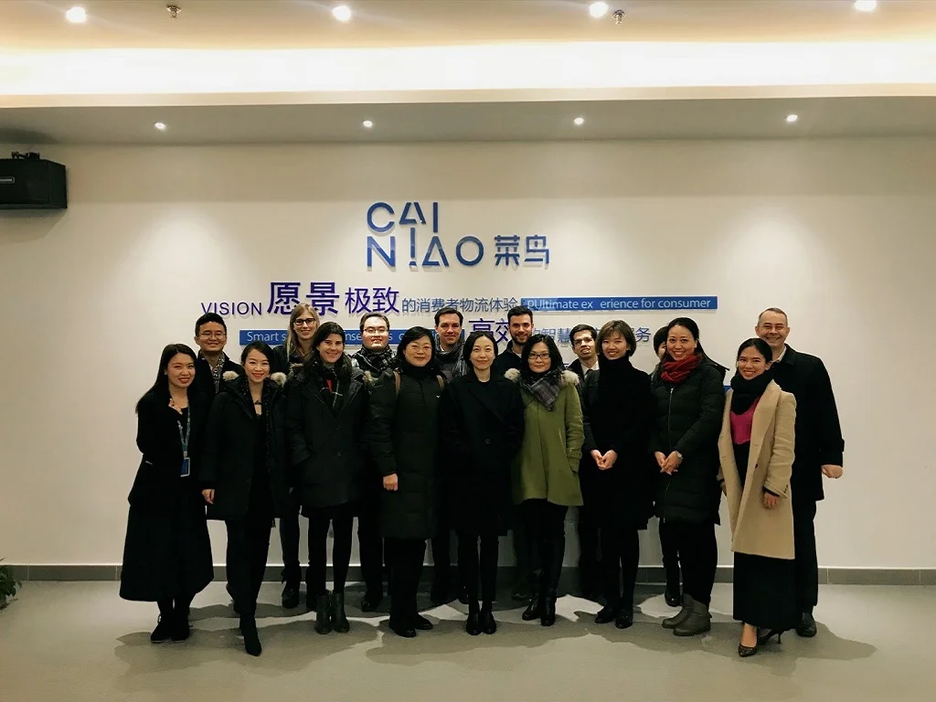 Group photo with the members of the S&TDC and the hosts of the visit from Alibaba Group.