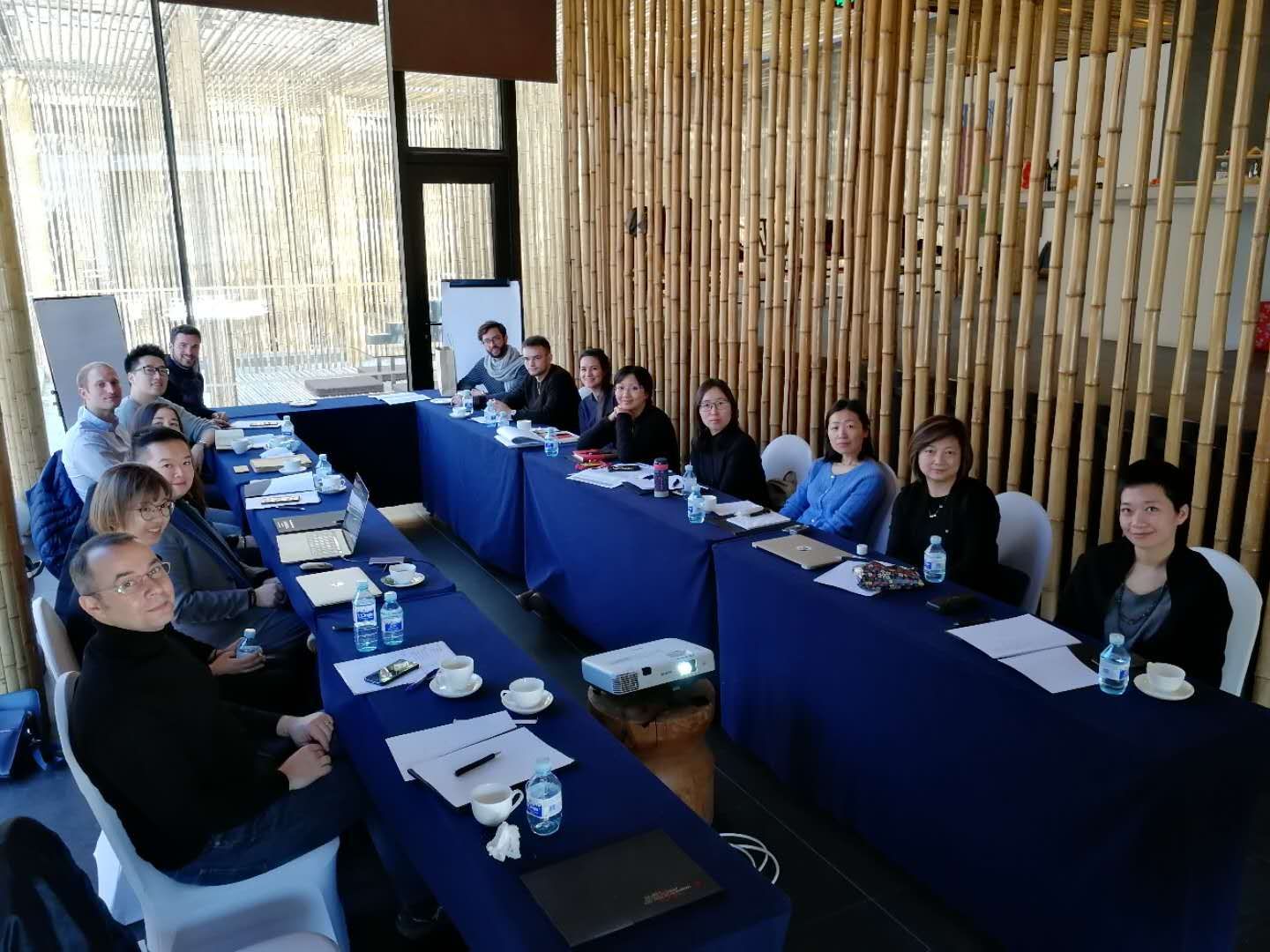 Morning breakout session with Shanghai and Beijing teams.