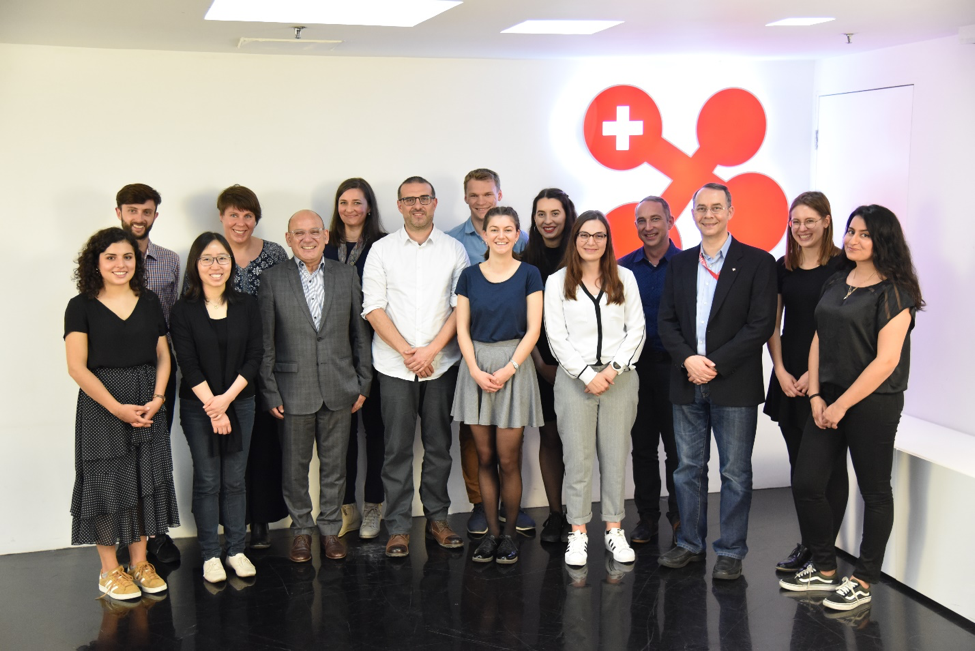 Nursing students of HESAV and la Source during their visit at swissnex China.