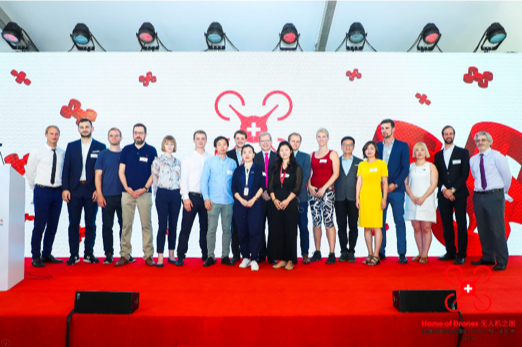 Representatives of Swiss drones companies invited to the Innovation Week.