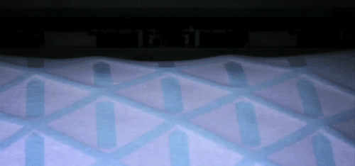 As water evaporates, the paper transforms on its own