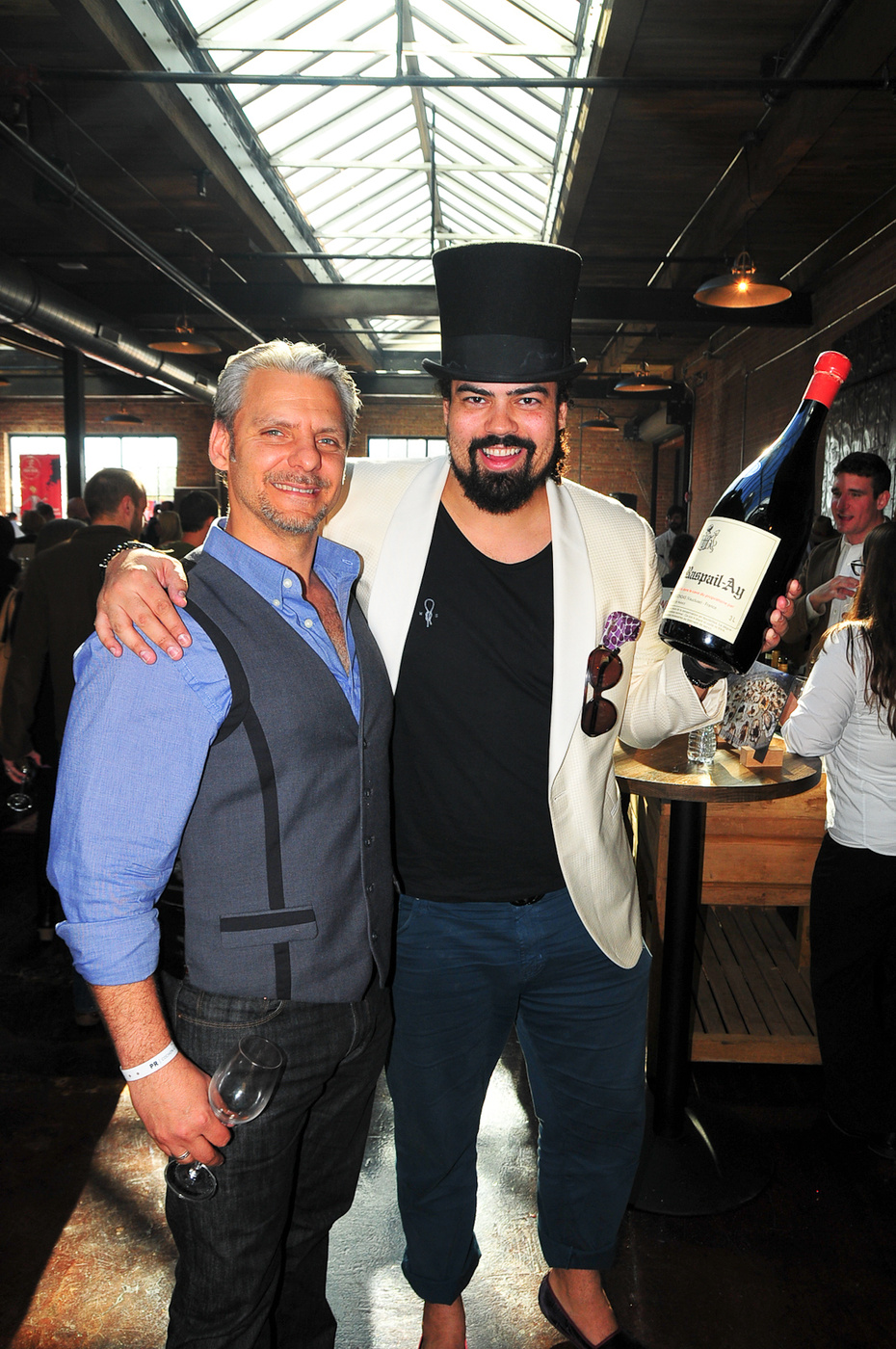Best dressed guy (always) fellow Sommelier Philippe Andre of Mo ë t & Chandon