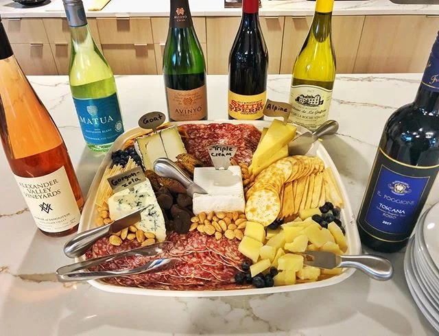 Sommelier-ing for @BrunswickGroup and showing them some great value wines from around the globe paired up with an Artisan Cheese &amp; Charcuterie board courtesy of @ThePeasantsPantry. Love pairing up @AvinyoCava with triple cream, @MahiWine Sauvigno