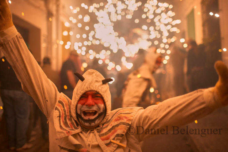  Correfoc en benlloch. © Daniel Belenguer