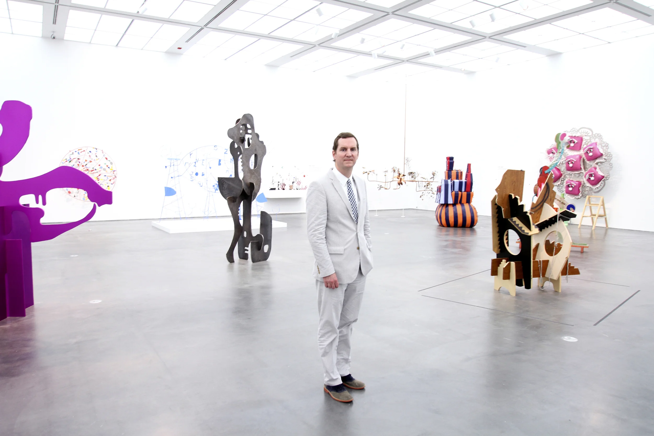 Michael Darling, chief curator of the Museum of Contemporary Art, poses for a portrait in Chicago IL.