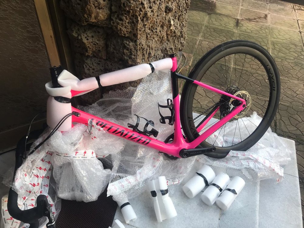 SURPRISE! It's a .... pink bike?