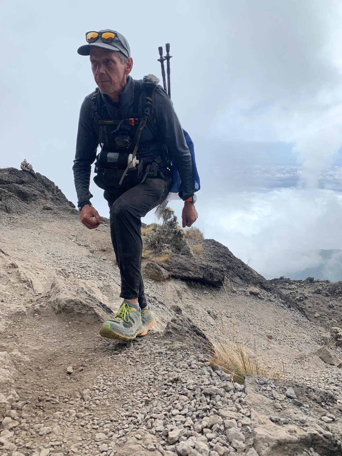 Headed closer and closer to that Kilimanjaro summit — the highest point in Africa!