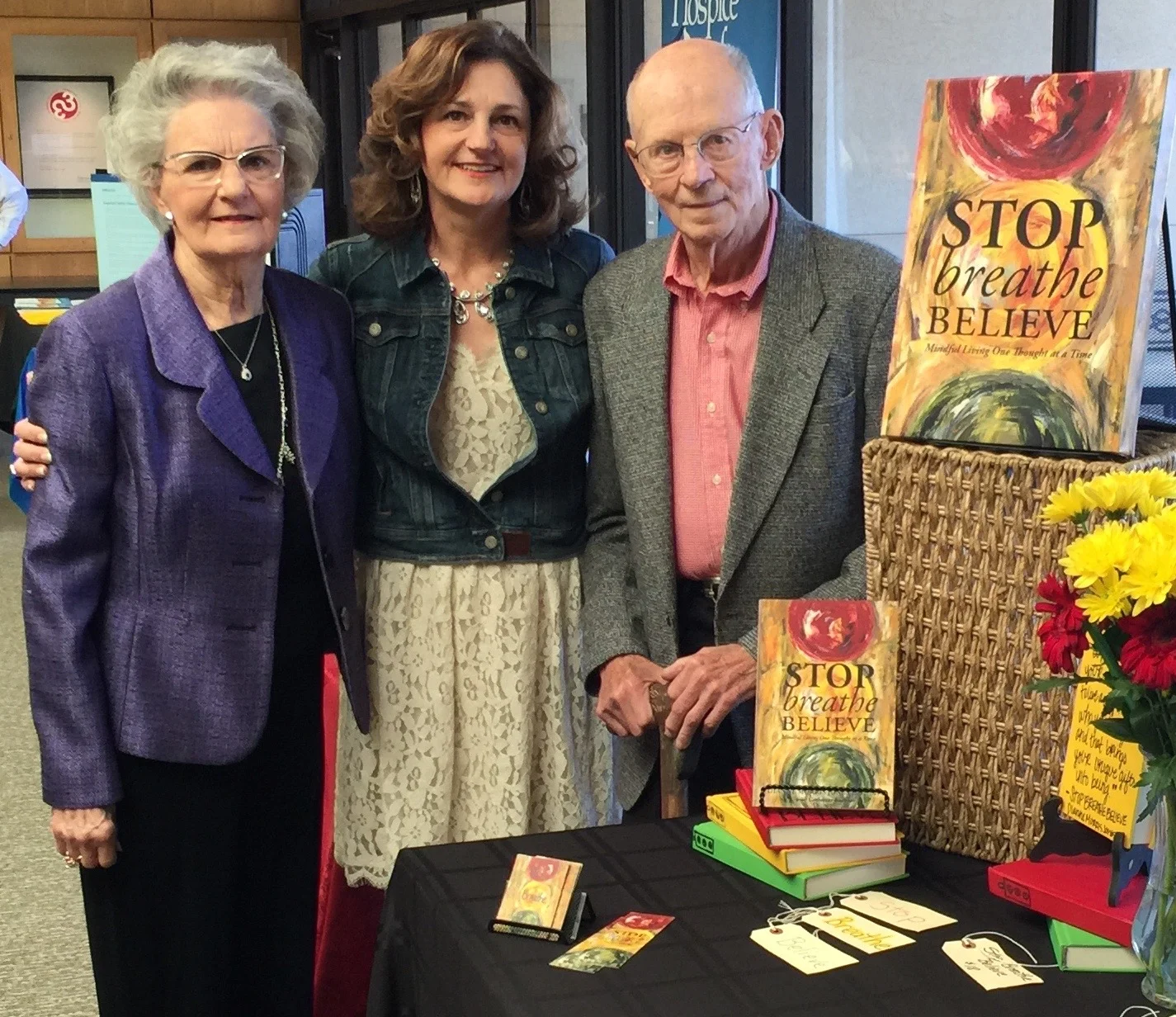 Proud of my parents, George and Gena, at Parkinson Symposium in Lubbock, TX in April