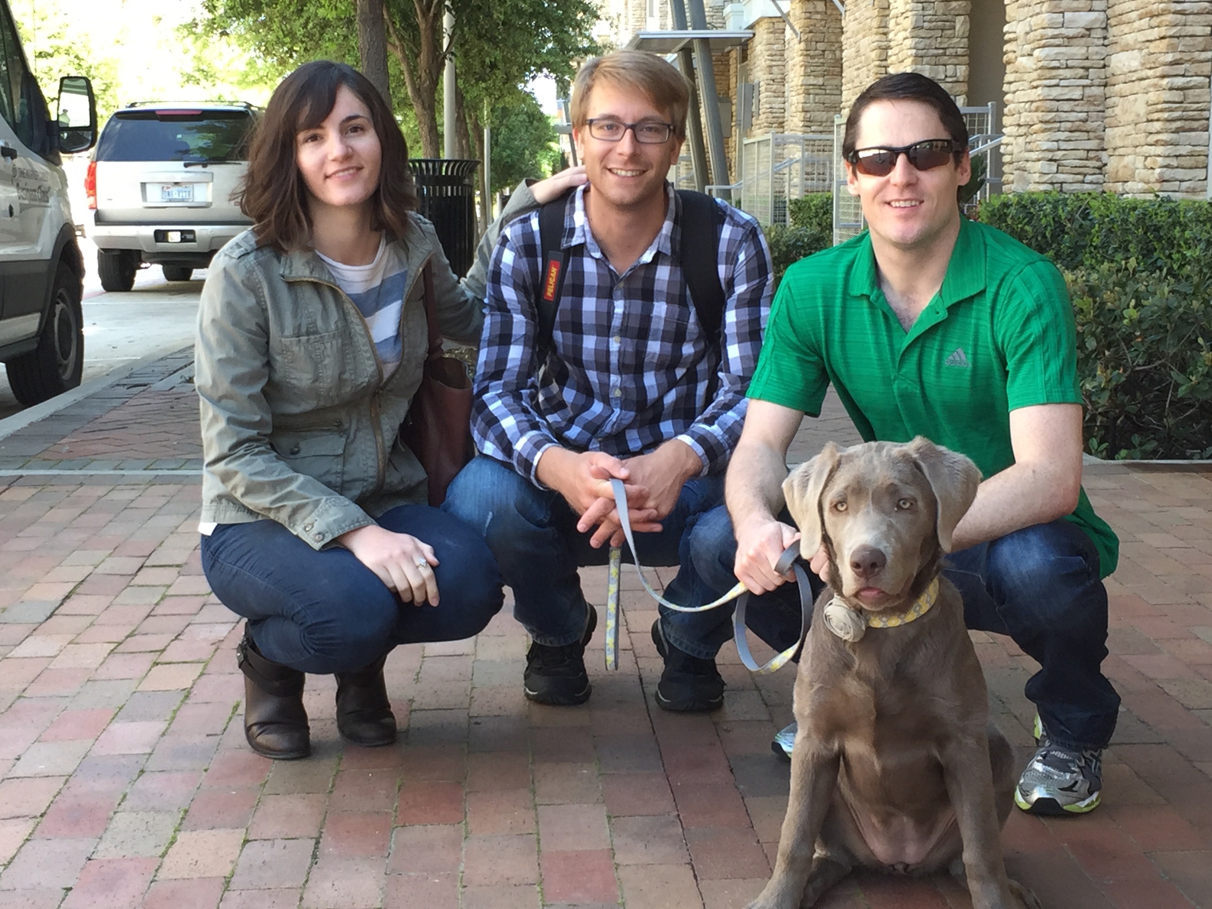 Rest and play with Justin, Jill and Brent in Dallas, TX in April